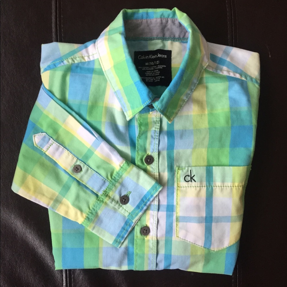Calvin Klein Youth Long Sleeve button down